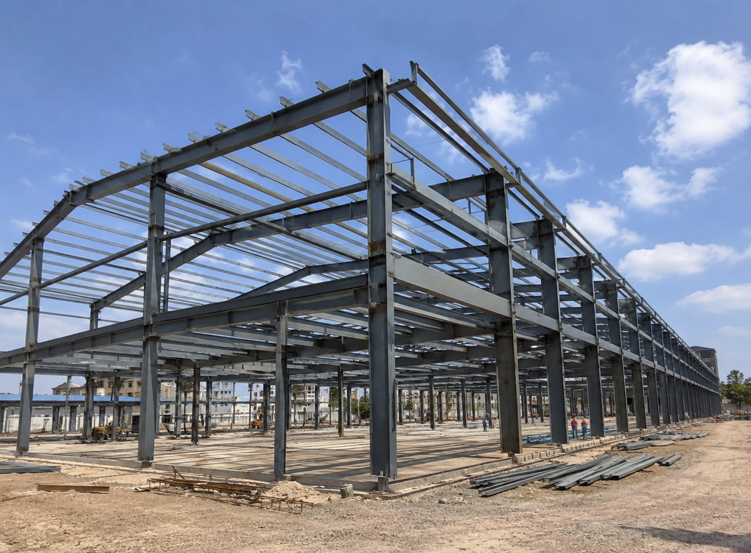 Steel structure factory building