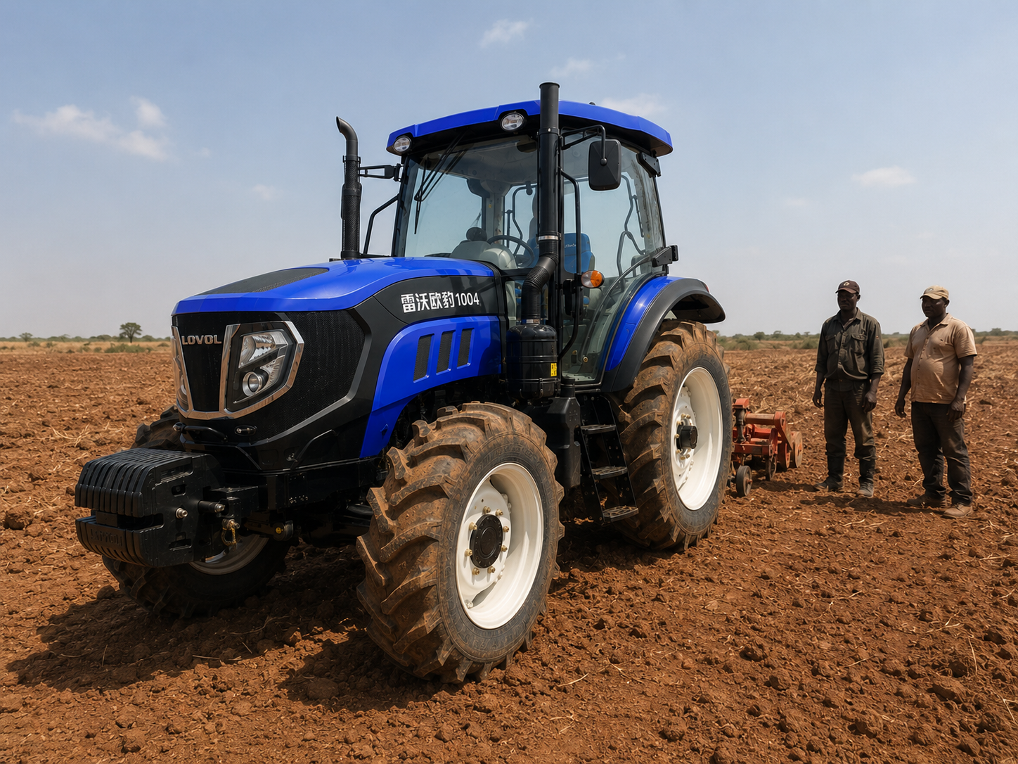 Tractor delivered to East African farmland